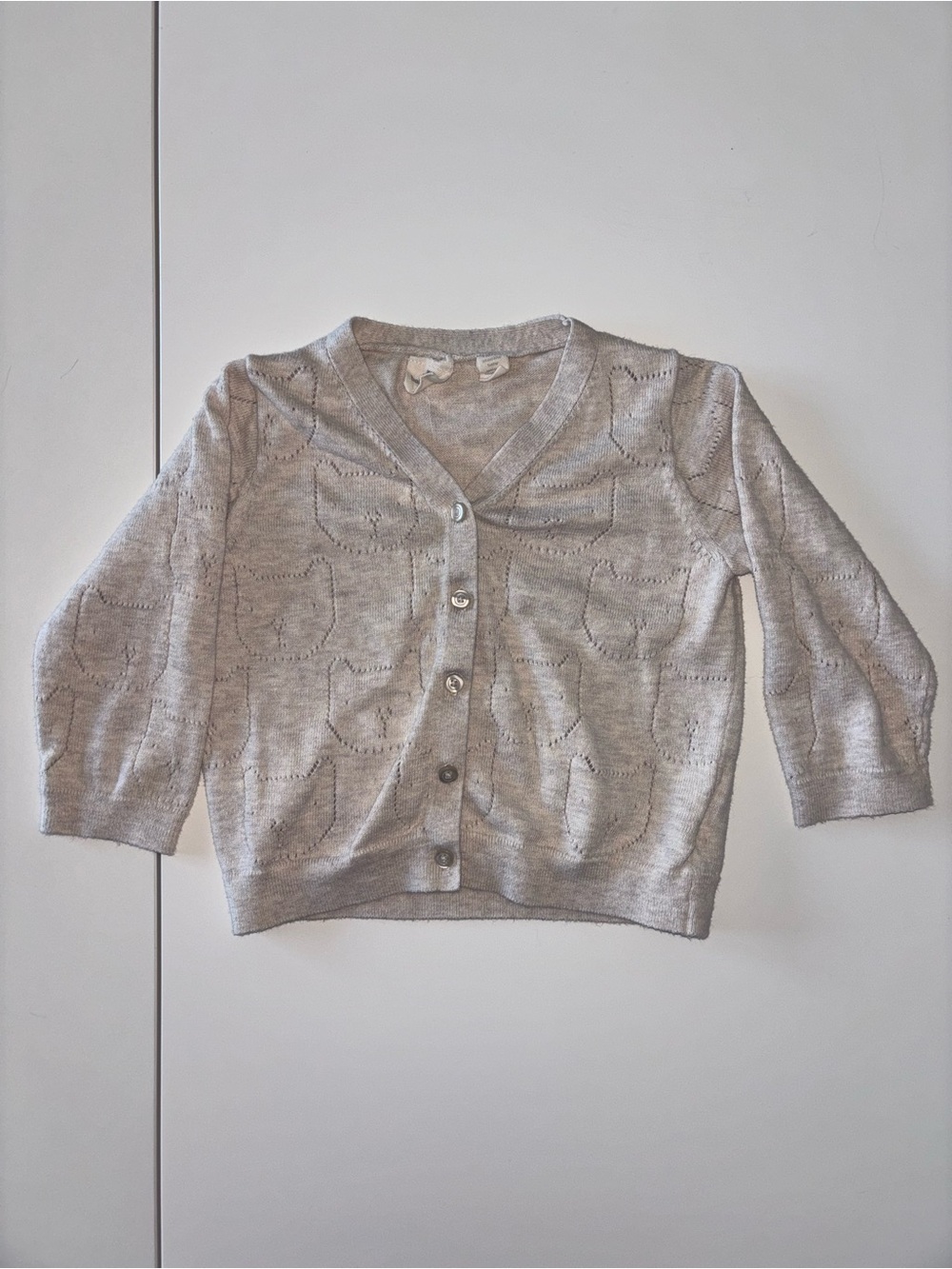 Baby Gap Tan Cat Cardigan Sweater